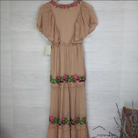 NWT Tularosa Coraline Embroidered Colorful Dress - Picture 7 of 7